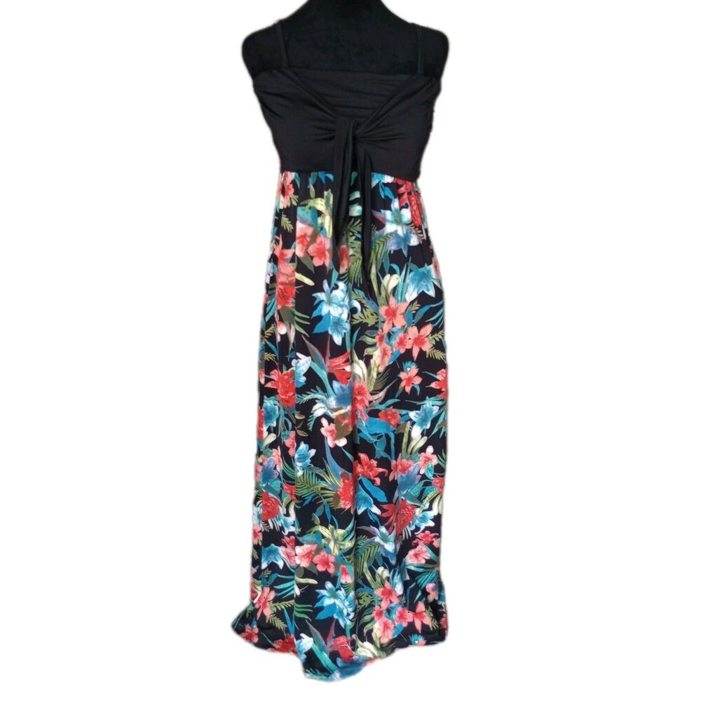 I Jeans by Buffalo, Saria, Women's S Tahiti Floral Sleveless Maxi Dress, NWT